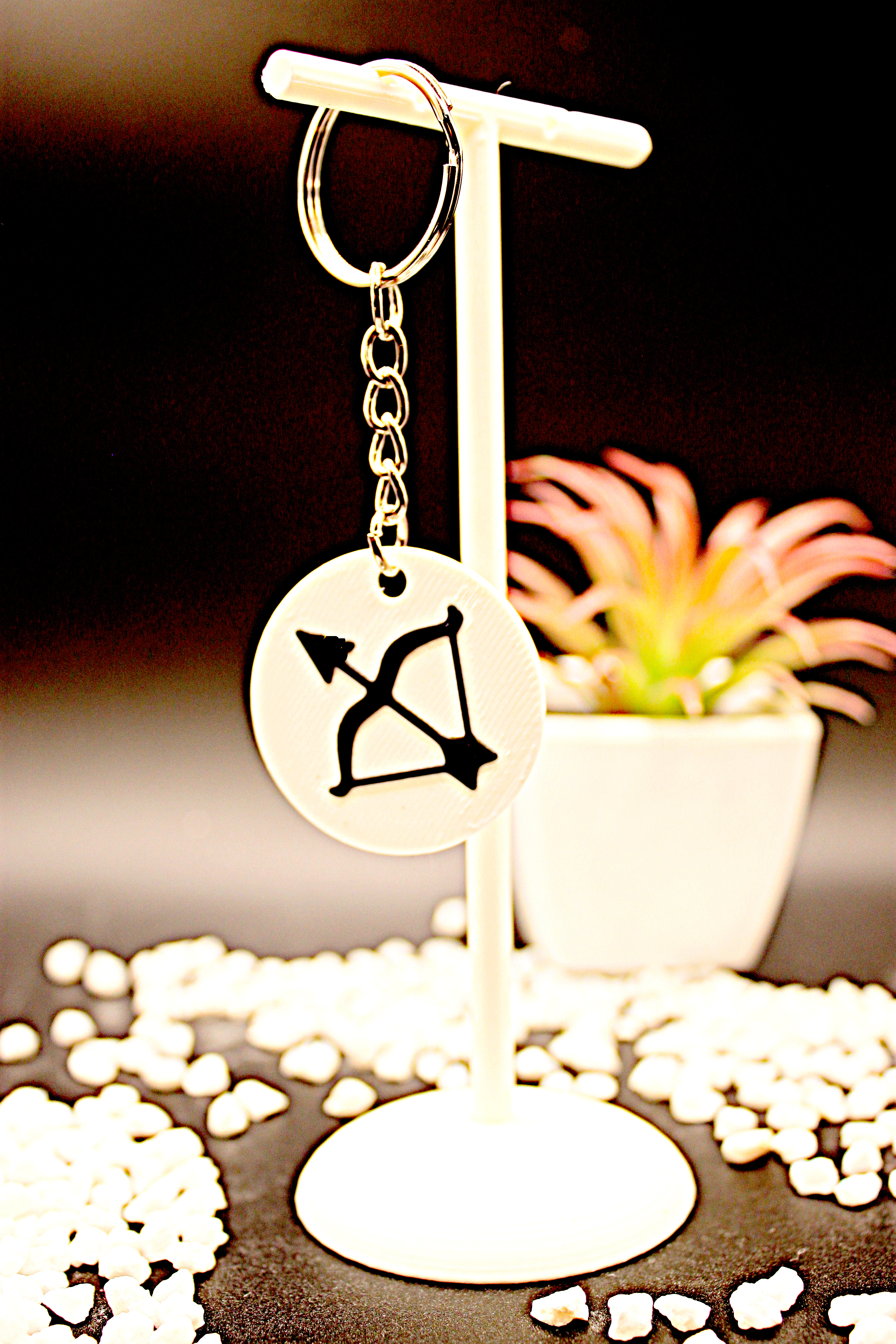 Schlüsselanhänger Schütze – 3D-gedrucktes Produkt von Scherer 3D