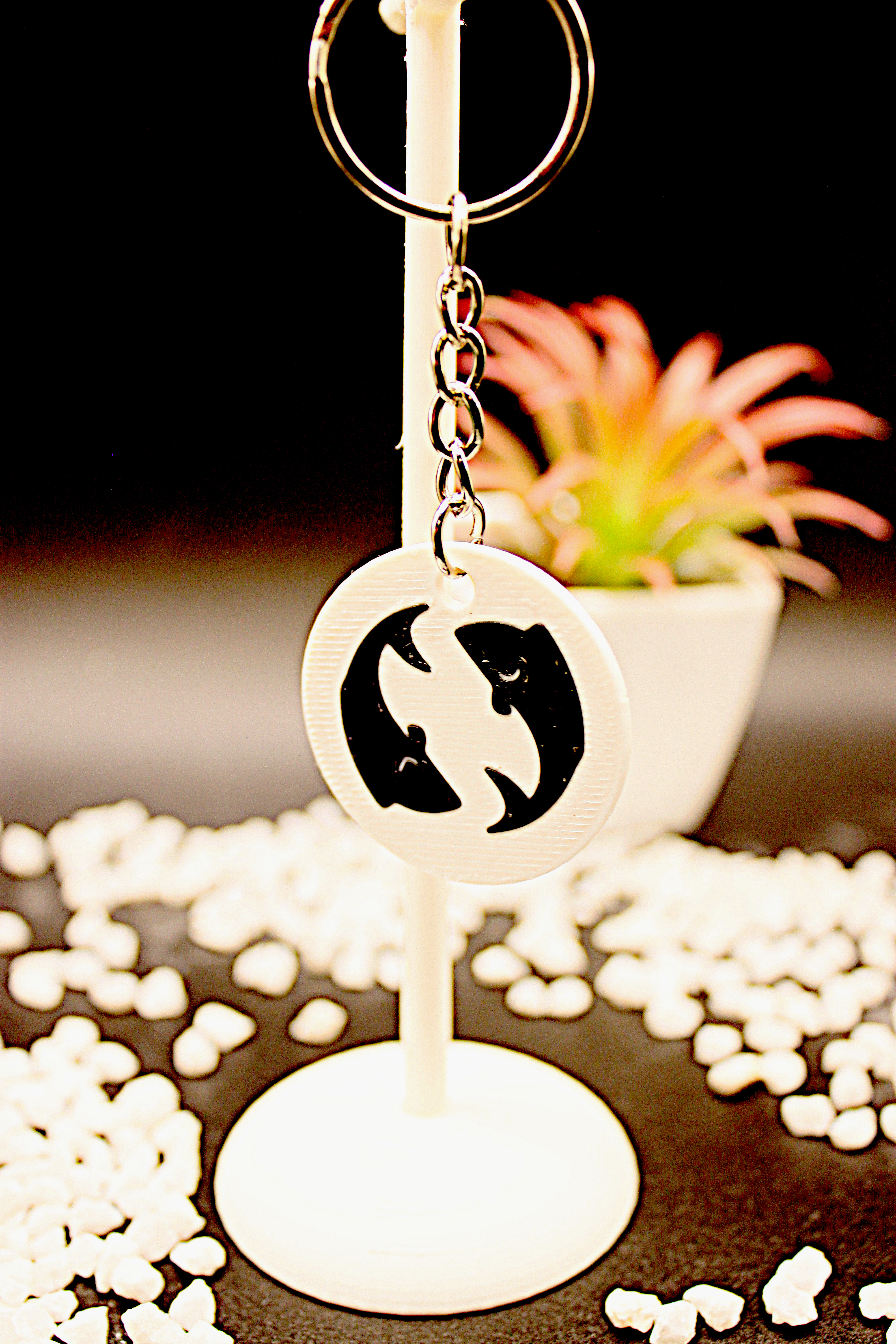 Schlüsselanhänger Fische – 3D-gedrucktes Produkt von Scherer 3D