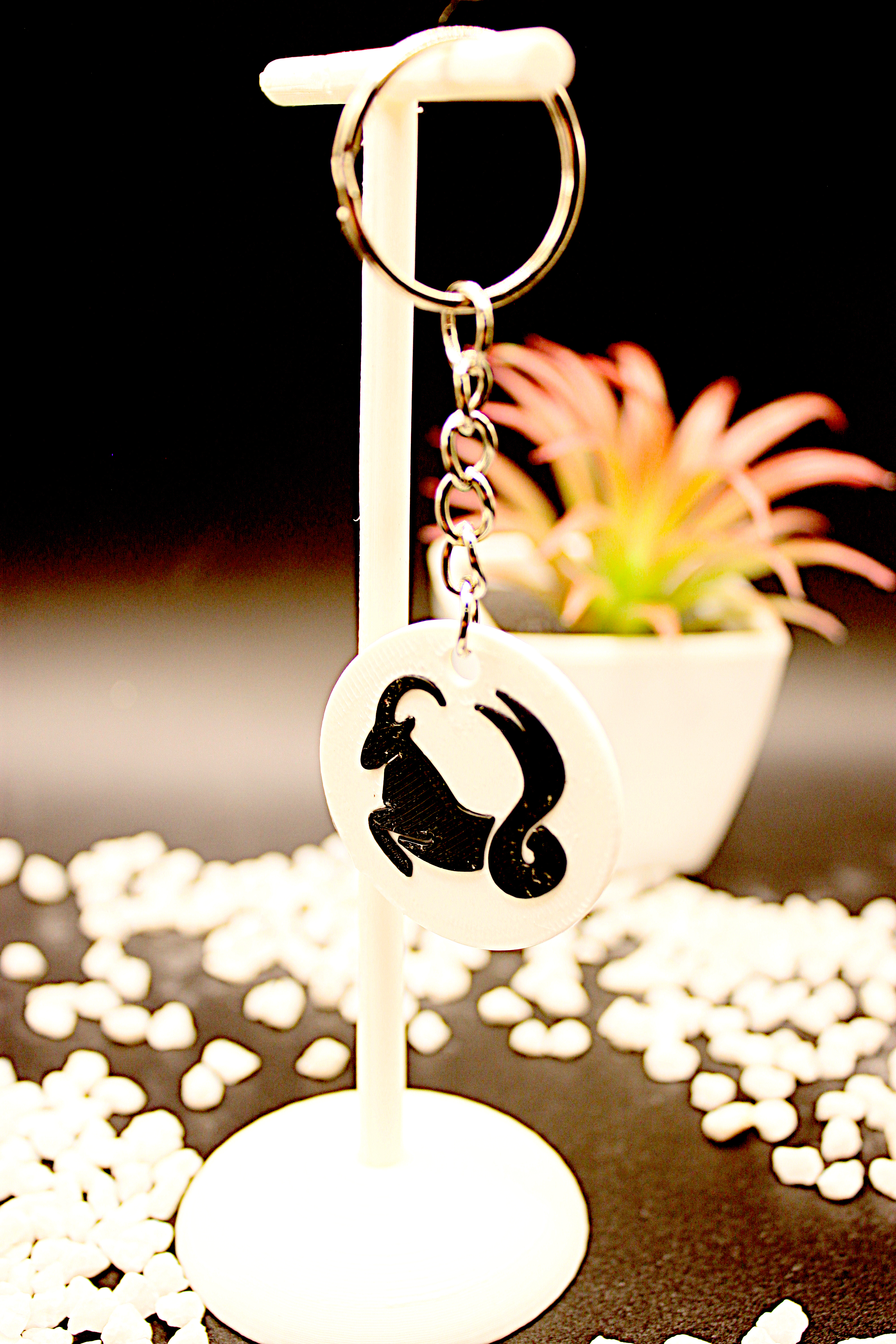 Schlüsselanhänger Steinbock – 3D-gedrucktes Produkt von Scherer 3D