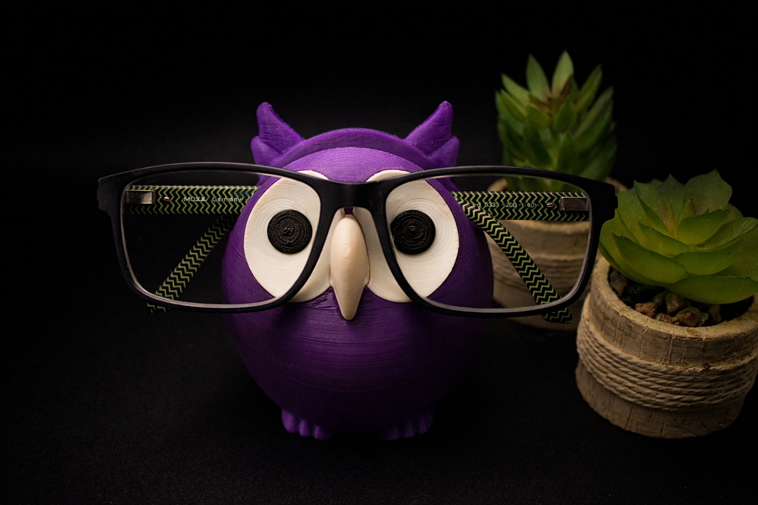 Brillenhalter Eule – 3D-gedrucktes Produkt von Scherer 3D