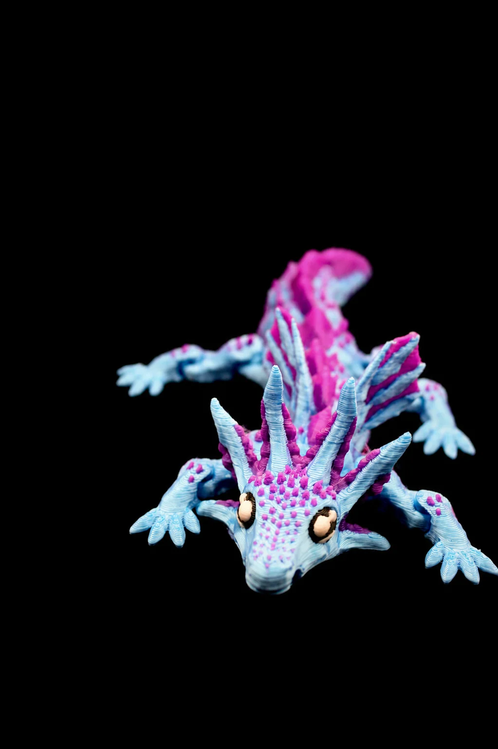 Drachenaxolotl – 3D-gedrucktes Produkt von Scherer 3D