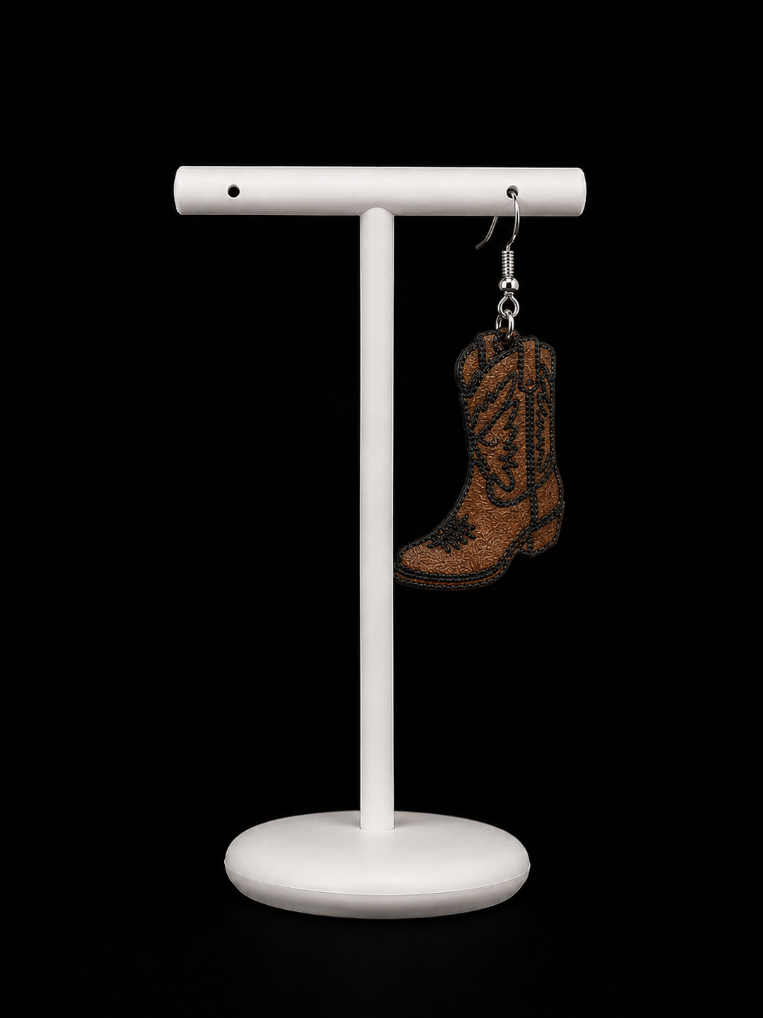 Cowboystiefel Ohrringe – 3D-gedrucktes Produkt von Scherer 3D